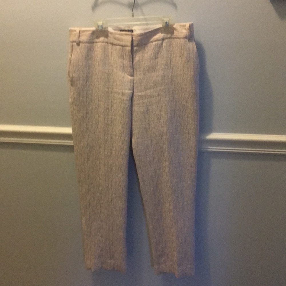 Editor pants. Cropped straight leg.